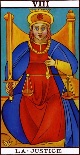 Tarot de Marseille : La Justice