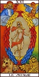 Tarot de Marseille : Le Monde
